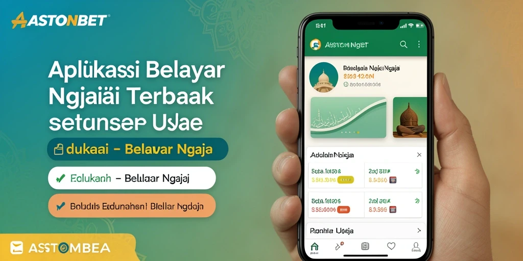 Tampilan antarmuka aplikasi ASTONBET yang ramah pengguna.
