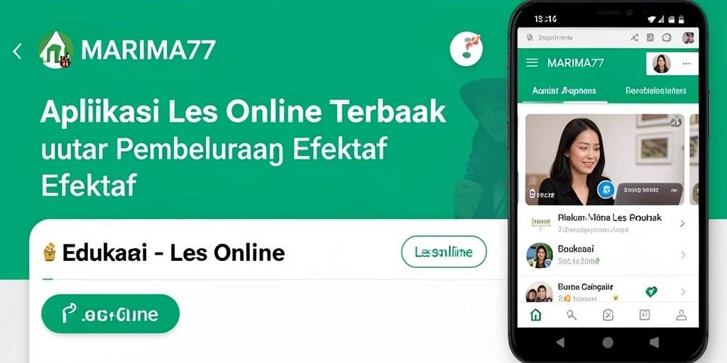 Tampilan antarmuka aplikasi MARIMA77 yang interaktif dan user-friendly.