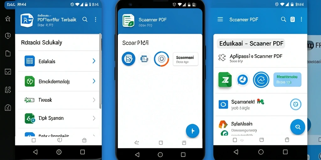 Antarmuka pengguna RR44 yang praktis dan modern untuk Scanner PDF.